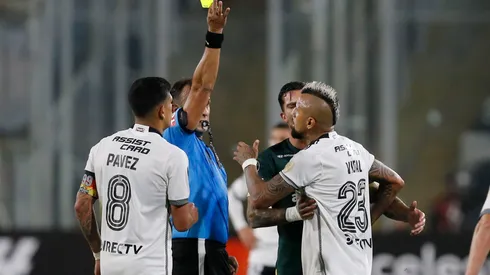 Arturo Vidal será baja en Colo Colo para el próximo partido contra Fluminense. (Foto: Dragomir Yankovic/Photosport)