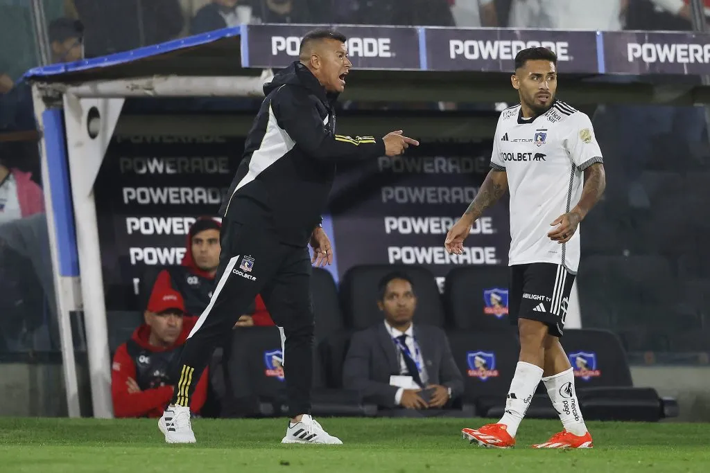 Jorge Almirón no pudo conseguir el triunfo de Colo Colo ante Alianza Lima. (Foto: Pepe Alvújar/Photosport)