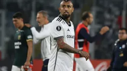 Arturo Vidal terminó ofuscado en el empate entre Colo Colo y Alianza Lima. (Foto: Dragomir Yankovic/Photosport)