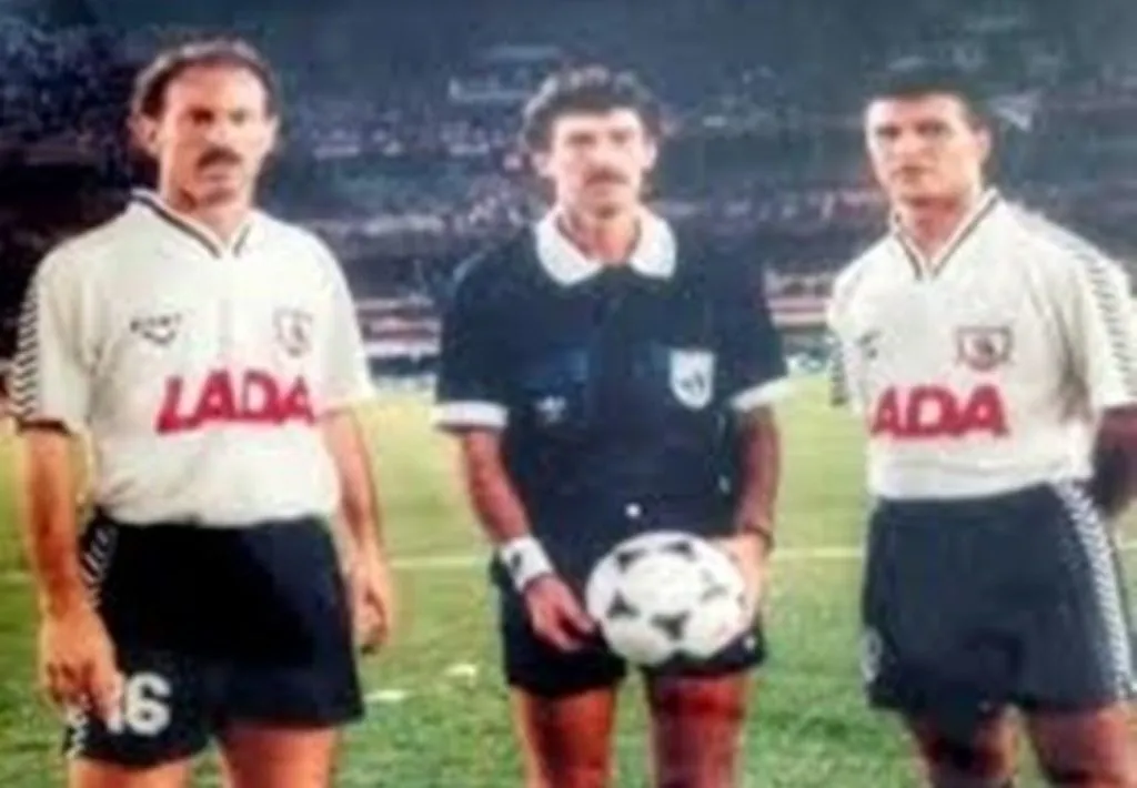 Gustavo De Luca junto a Claudio Borghi en su etapa en Colo Colo.