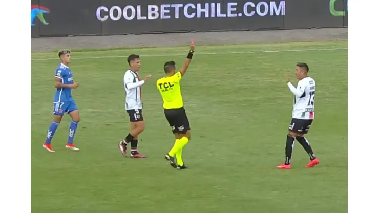 Cristián Suárez fue expulsado ante Universidad de Chile.