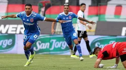 Cristián Palacios anotó el primer gol para la Universidad de Chile