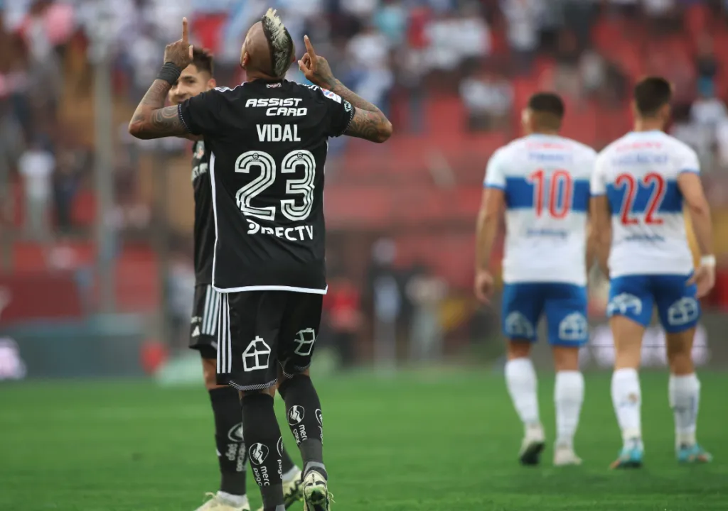 Vidal fue el autor del único tanto ante la UC | FOTO: Colo Colo