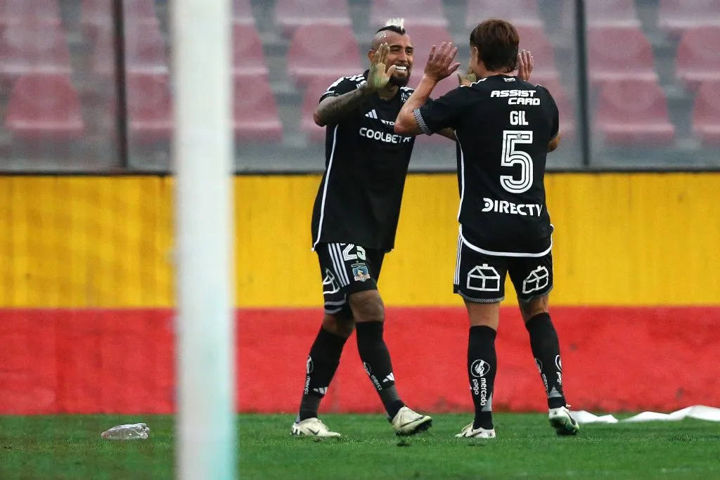 Arturo Vidal pone como gran objetivo avanzar con Colo Colo en la Copa Libertadores. (Foto: Photosport)