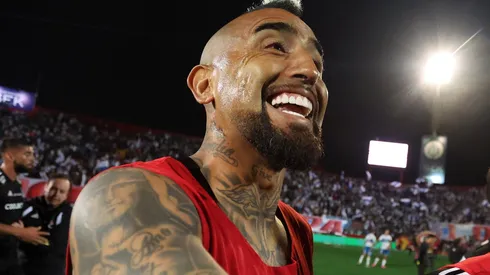 Arturo Vidal prometió su gol antes del clásico. (Foto: @ColoColo)