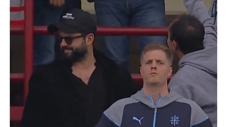 Presidente Boric asistió al estadio Santa Laura. (Foto: TNT Sports)