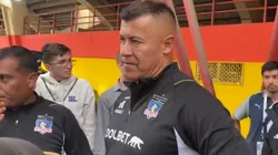 Jorge Almirón tuvo un contratiempo en Santa Laura. (Foto: Captura)