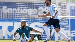 Joaquín Larrivey la rompe en la Primera B y su suegro le deja mensaje a los tres grandes. (Foto: Photosport)