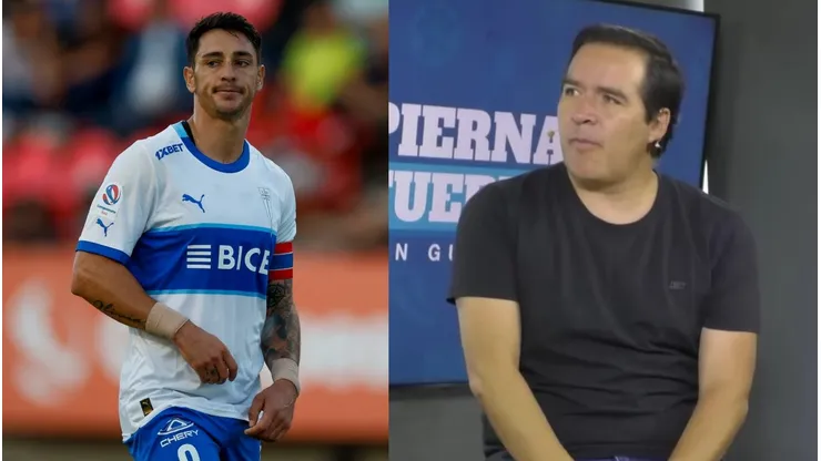 Caamaño no tuvo piedad con el goleador de Universidad Católica.