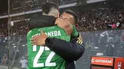 El especial reencuentro entre Nicolás Avellaneda y Jorge Almirón en el Monumental.