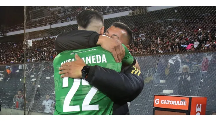 El especial reencuentro entre Nicolás Avellaneda y Jorge Almirón en el Monumental.