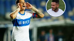 Mauricio Pinilla frenó en seco a Fernando Zampedri.