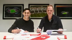 Pablo Solari firmó una renovación contractual con River Plate. (Foto: @RiverPlate)