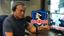 Pato Yáñez en picada con figura de Colo Colo.