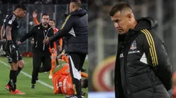 Jorge Almirón se refiere a la expulsión de Brayan Cortés. Además dejó claro que no busca culpables de la derrota de Colo Colo ante Cobreloa. (Foto: Photosport)