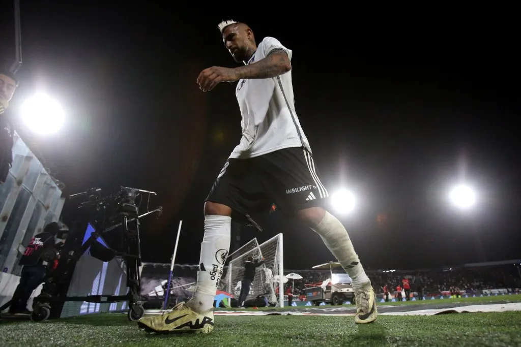 Arturo Vidal fue crítico con el arbitraje del partido de Colo Colo ante Cobreloa (Foto: Photosport)