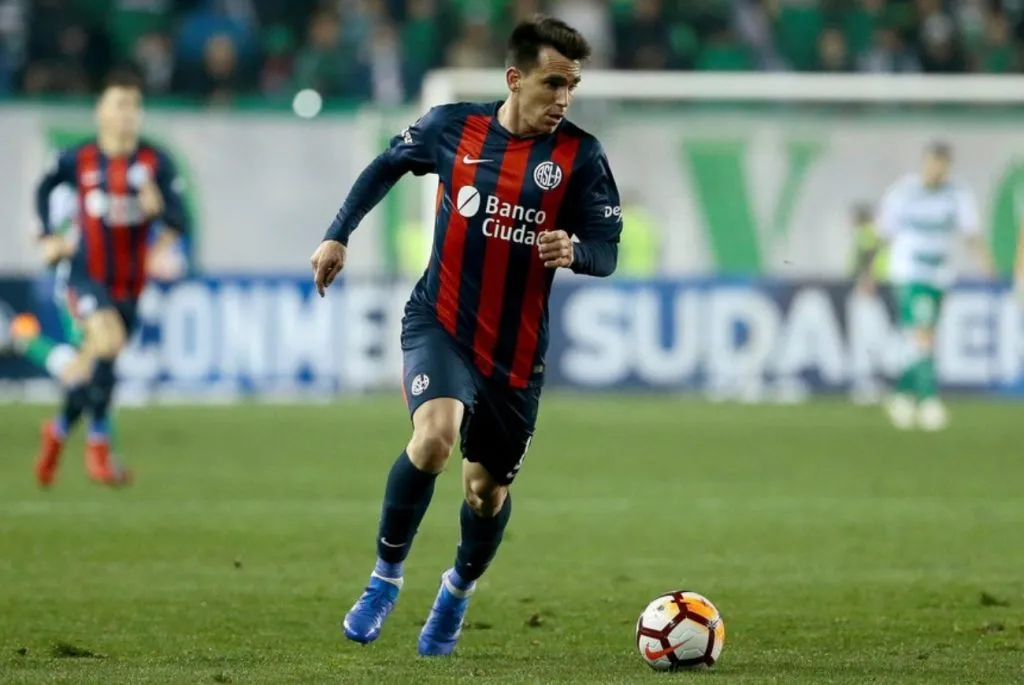 Pablo Mouche en su etapa en San Lorenzo de Almagro.