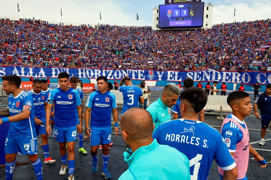 Amargura en la U tras empate con Coquimbo. | Foto: Photosport