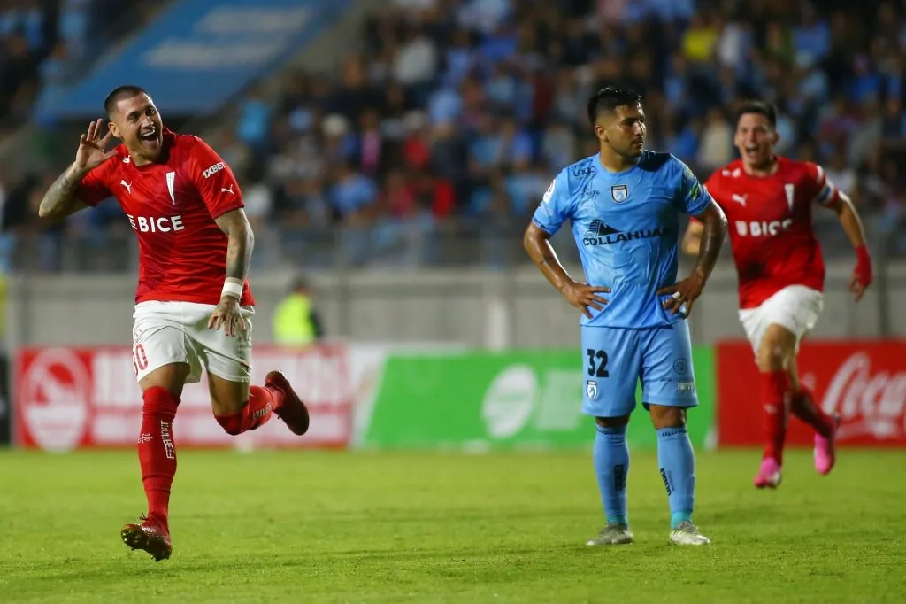 Nicolás Castillo anotó su segundo gol en el Campeonato Nacional 2024. (Foto: Álex Díaz/Photosport)
