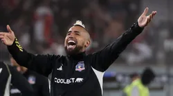 Vidal tuvo una nueva alegría en la antesala del partido ante Cobreloa.