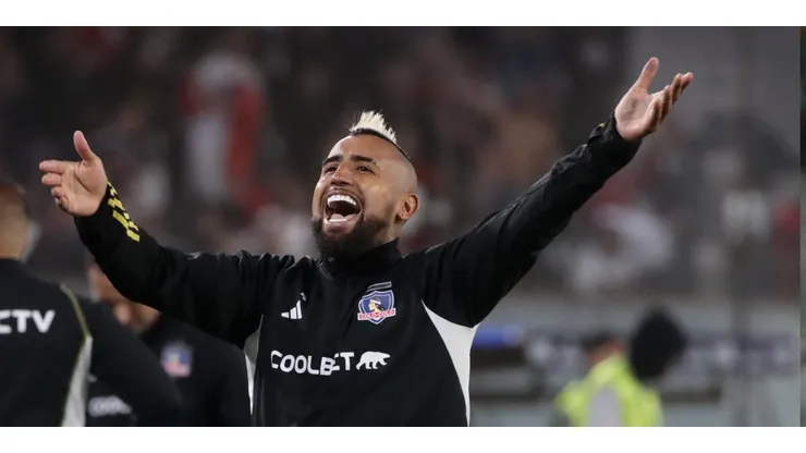 Vidal tuvo una nueva alegría en la antesala del partido ante Cobreloa.