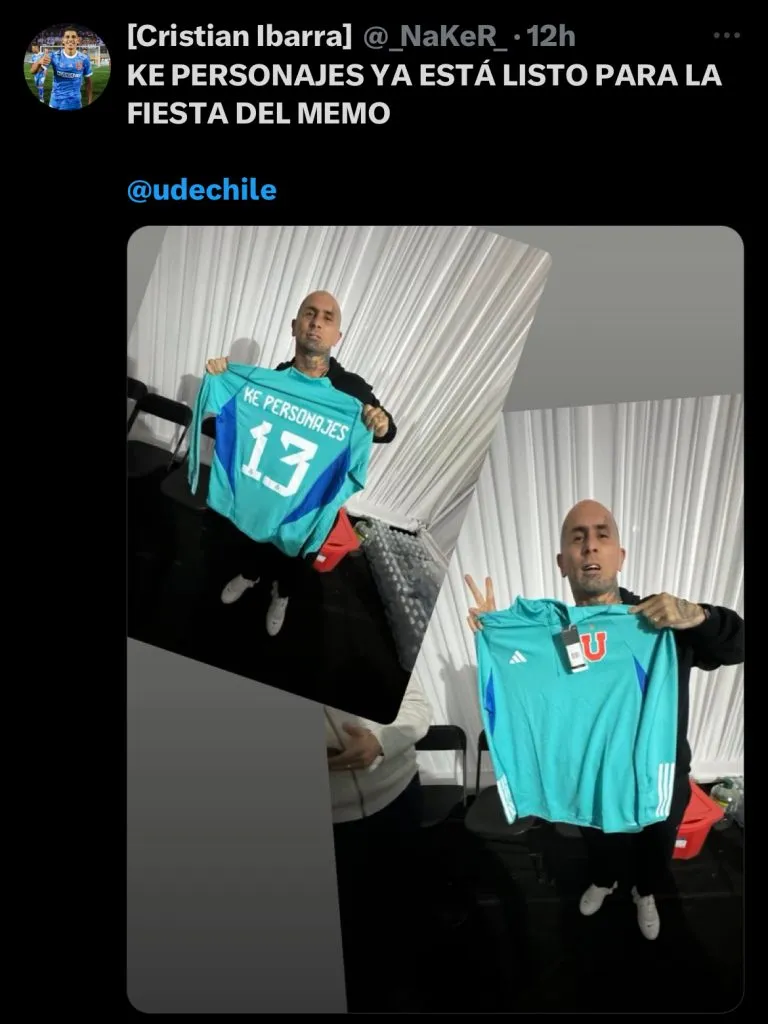 Recibiendo un polerón 2024 (X)