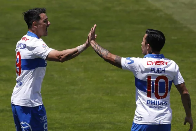 Zampedri y Puch se volverán a veras las caras en una cancha de fútbol | FOTO: Dragomir Yankovic/Photosport