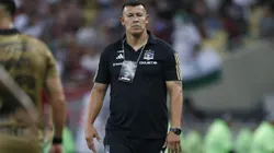 Jorge Almirón arriesga una nueva sanción en Colo Colo. (Foto: Pier Giorgio/Photosport)