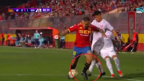 Zanjan la polémica jugada que pudo haber sido penal para Unión.