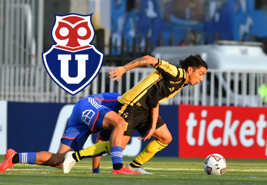 Luciano Cabral se cuida antes de enfrentar a Universidad de Chile.