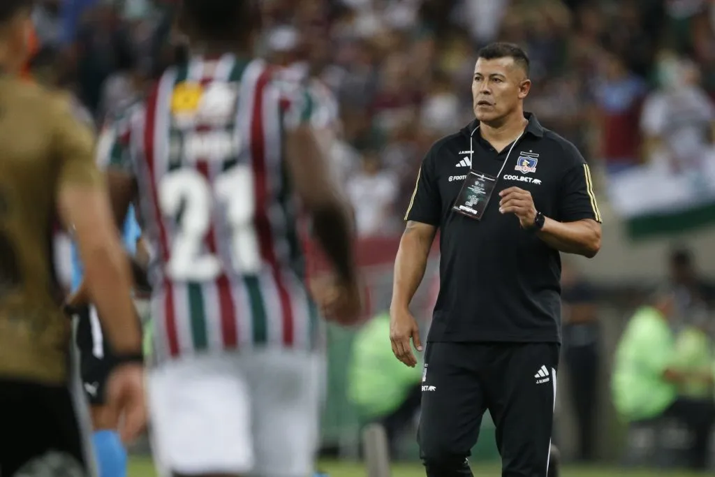 Jorge Almirón hizo sus descargos tras la derrota de Colo Colo ante Fluminense. (Foto: Pier Giorgio/Photosport)