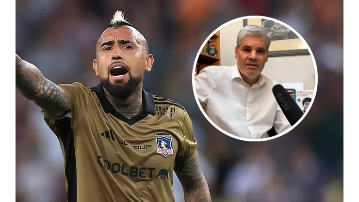 Juan Cristóbal Guarello cree que Arturo Vidal jugó su mejor partido en Colo Colo. (Foto: Photosport | La Hora de King Kong)