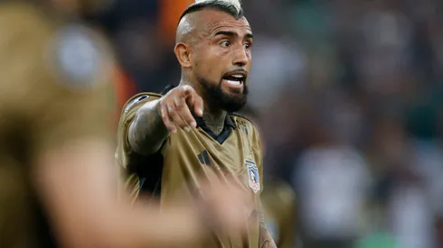 Arturo Vidal destacó lo realizado por Colo Colo ante Fluminense. (Foto: Pier Giorgio/Photosport)