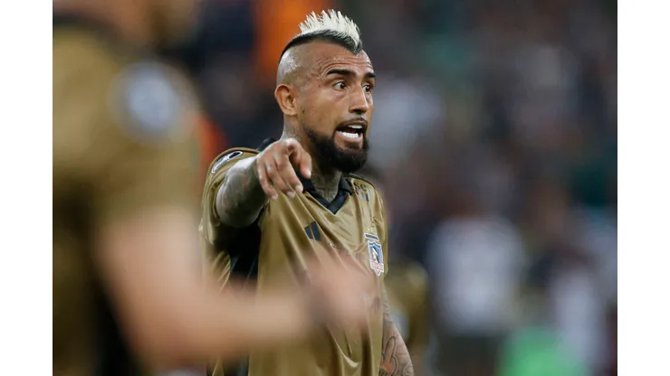Arturo Vidal destacó lo realizado por Colo Colo ante Fluminense. (Foto: Pier Giorgio/Photosport)