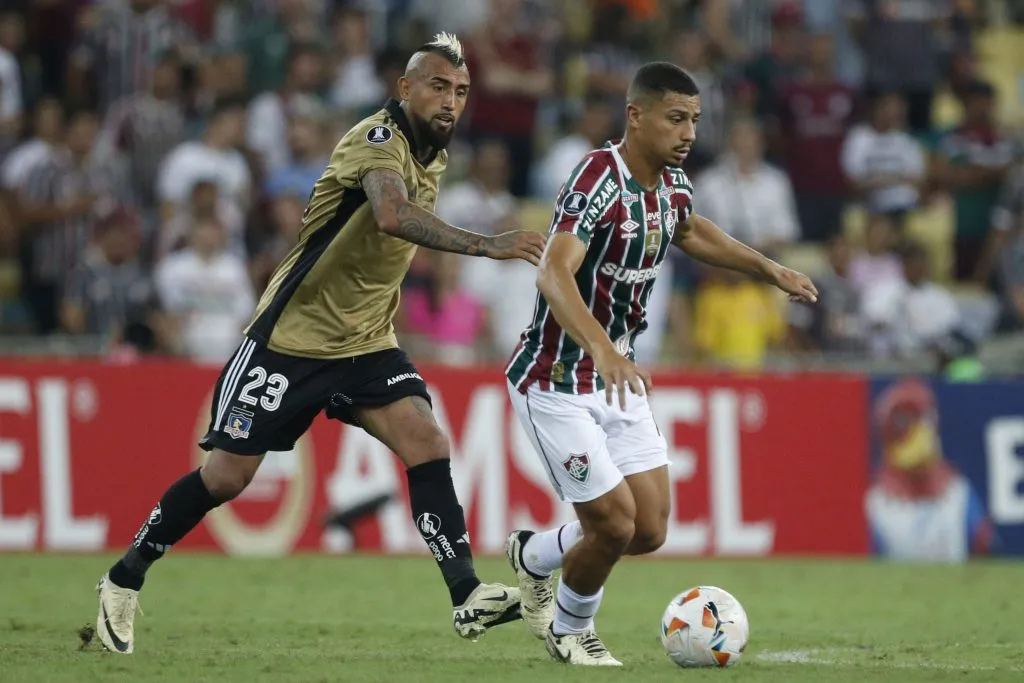 Arturo Vidal tuvo un notable nivel ante Fluminense.