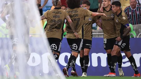 Guillermo Paiva anotó el empate 1-1 para Colo Colo ante Fluminense. (Foto: Getty Images)