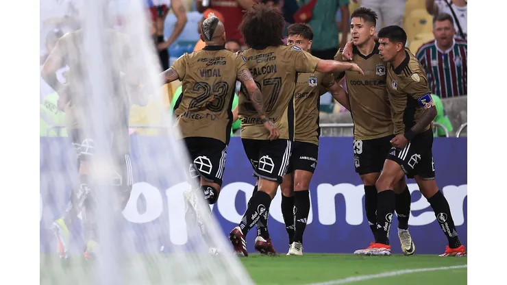 Guillermo Paiva anotó el empate 1-1 para Colo Colo ante Fluminense. (Foto: Getty Images)