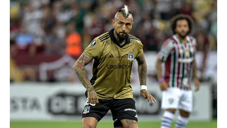 Arturo Vidal fue titular en partido de Colo Colo ante Fluminense (Foto: Photosport)