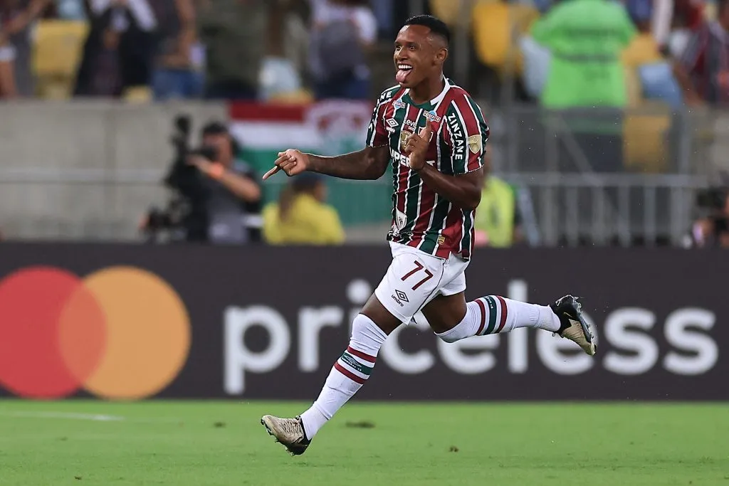 Marquinhos anotó el primer gol de Fluminense ante Colo Colo. (Créditos: Getty).
