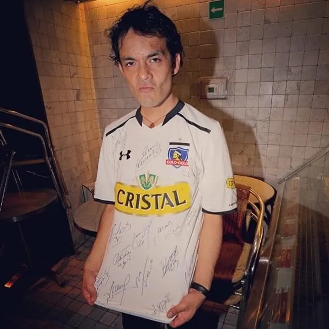 López con la camiseta del Popular | FOTO: Archivo.