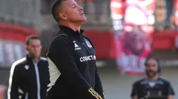 Jorge Almirón es respaldado en Colo Colo, pero esperan seguir con buenos resultados en Copa Libertadores. (Foto: Photosport)