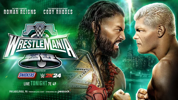 Roman Reigns y Cody Rhodes se verán las caras en la segunda noche de Wrestlemania 40. (Foto: WWE)