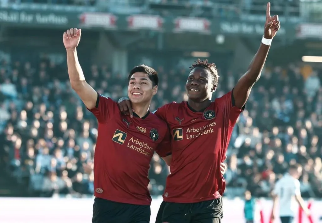 Darío Osorio está destacando por su gran nivel en el fútbol danés. 