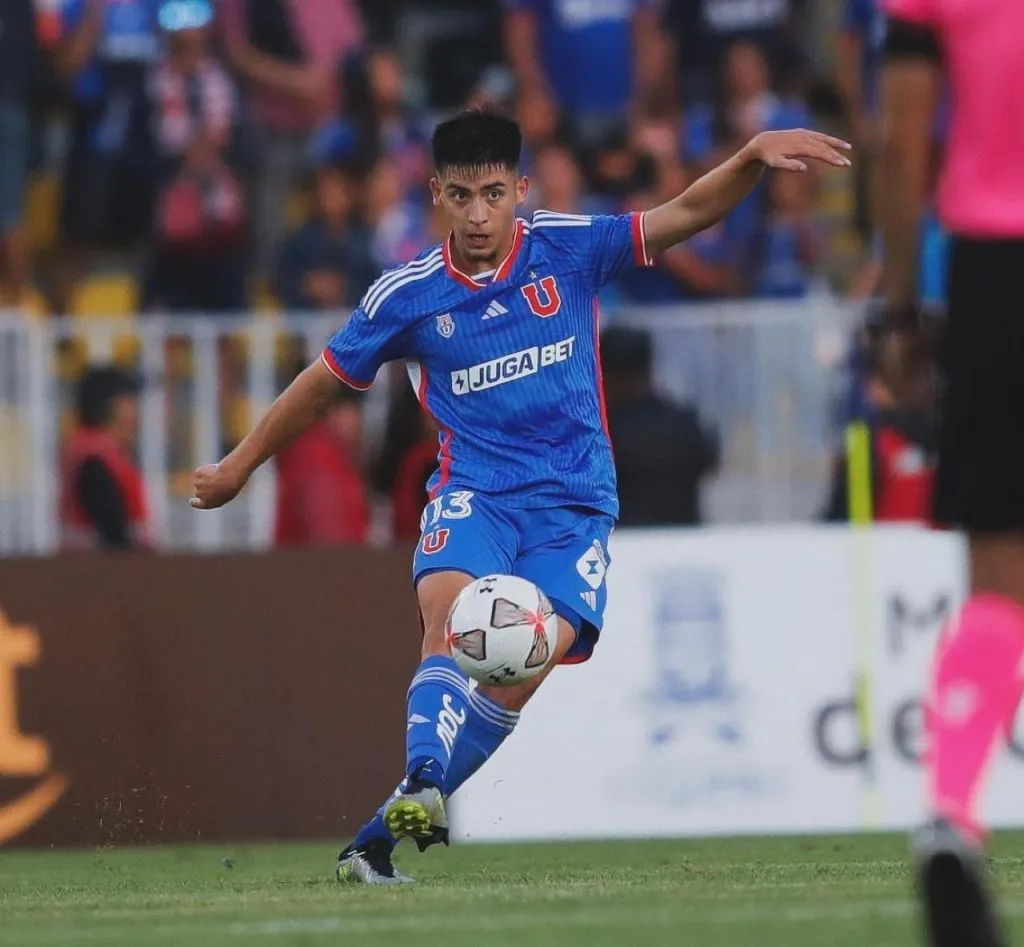 David Retamal debutará oficialmente por la U (Prensa UCH)