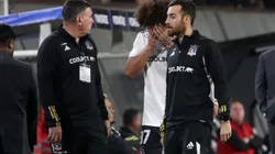 En Colo Colo están preocupados por la lesión de Maximiliano Falcón. (Foto: Jonnathan Oyarzún/Photosport)