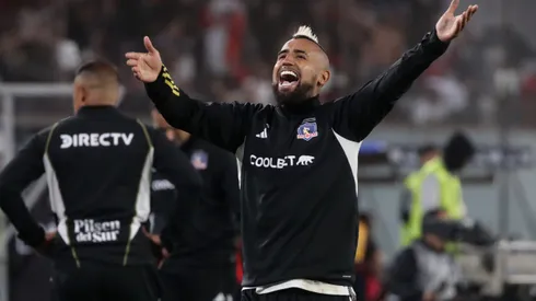 Arturo Vidla expresó toda su felicidad por el buen debut de Colo Colo en la fase de grupos de Copa Libertadores. (Foto: Jonnathan Oyarzún/Photosport)