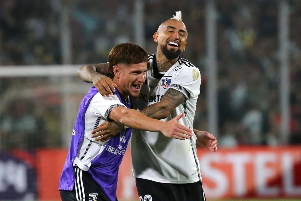 Colo Colo juega ante Cerro Porteño en el estadio Monumental por la tercera fase de la Copa Libertadores. (Foto: Photosport)