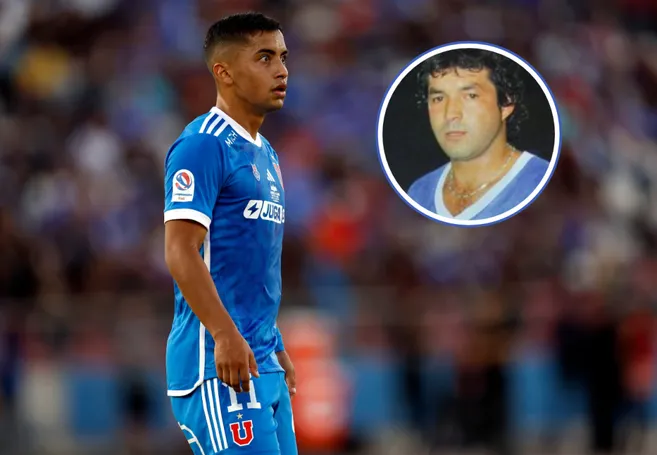 Sandrino Castec pide a Nicolás Guerra en Universidad de Chile.