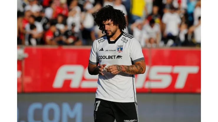 Maximiliano Falcón llegó a su séptima expulsión en Colo Colo. (Foto: Photosport)