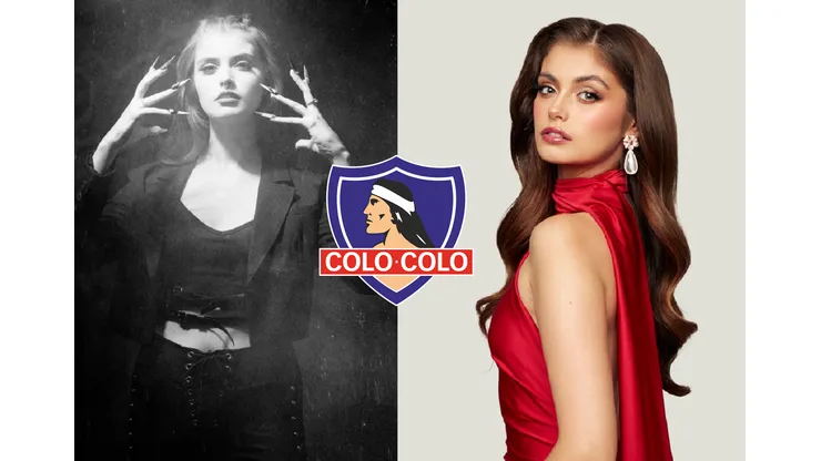 Ignacia Fernández, la miss metalera, mostró su apoyo a Colo Colo